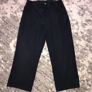 J. Jill Wide Leg Capri Trouser Pants